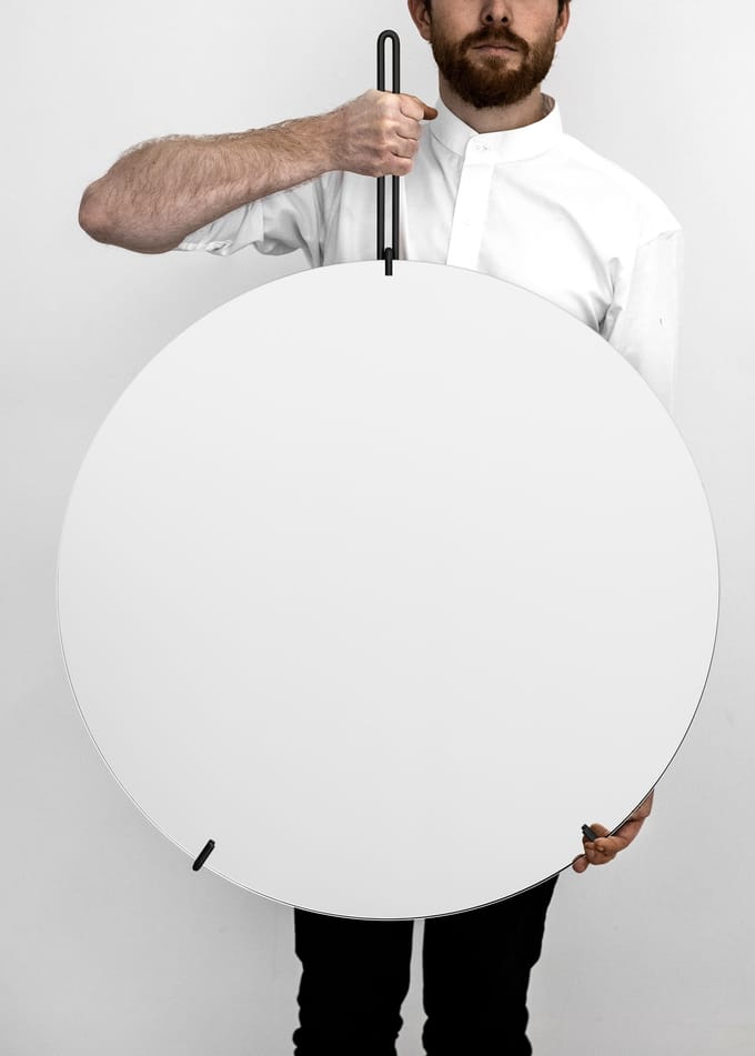 Moebe Wall Mirror - messing - Ø 30