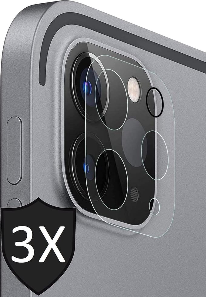 Camera Screenprotector geschikt voor iPad Pro 2020 11 inch - Screen Protector Glas - 3 Stuks