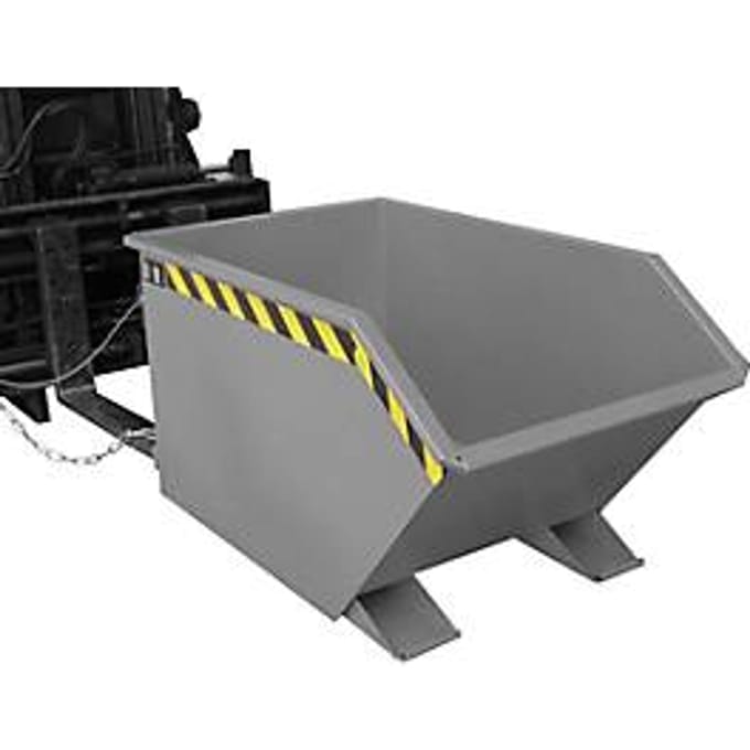 Kiepbak type GU, 500 liter, grijs