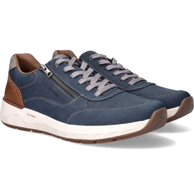 Rieker Sneakers - Heren - Blauw - Maat:43