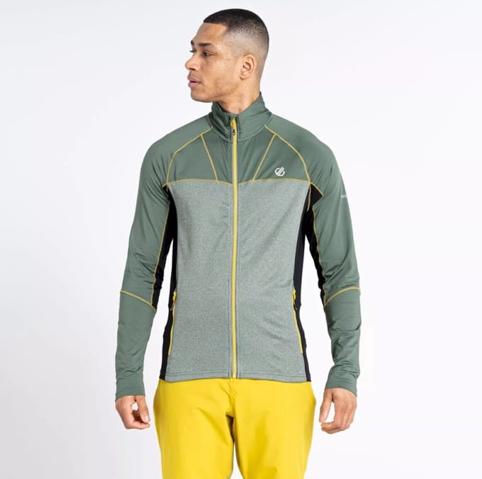 Dare2B Heren Reformed II Core Stretch Pully AgaveGr/Duck Maat M