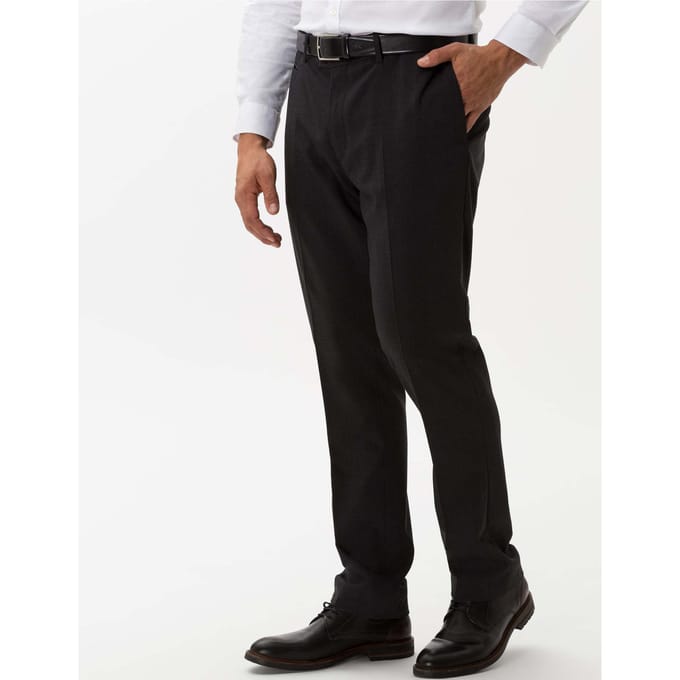 Brax Heren Chino  Style ENRICO ANTHRA, mediumgrijs, maat 94