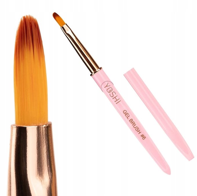 Merkloos Gel Penseel #6 - Precisie voor Nagelstyling