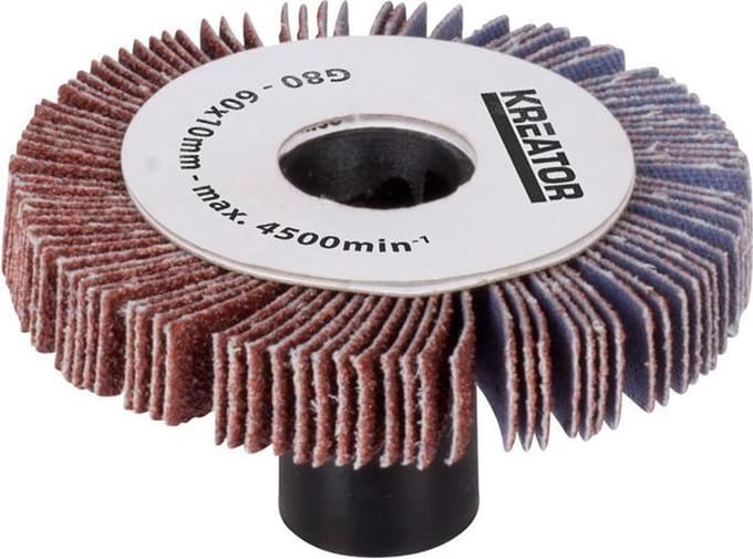 Kreator KRT270201 Lamellenrol - Ø10 mm - korrel: 80