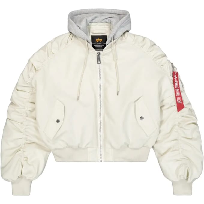 Crop hoodie bomber voor dames Alpha Industries