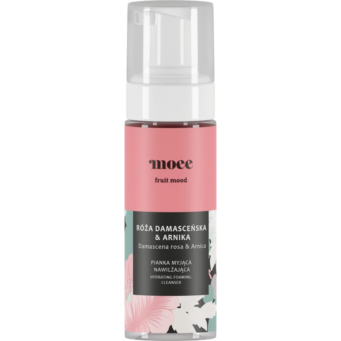 moee Fruit Mood Damascena Rosa &amp; Arnica Hydrating Foaming Cleanser 150 ml