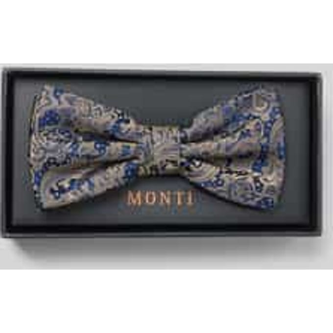 Zijden strik met paisleymotief, model 'Flavio'