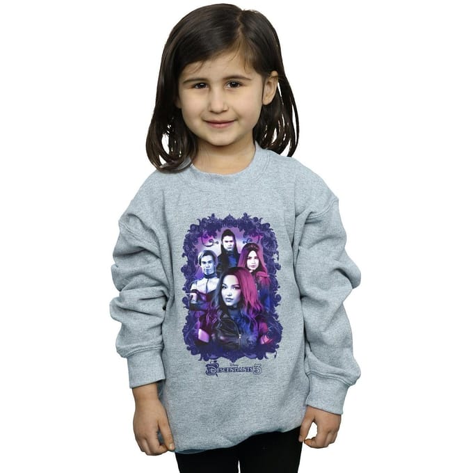 Disney Meisjes The Descendants Group Attitude Sweatshirt (Wit)