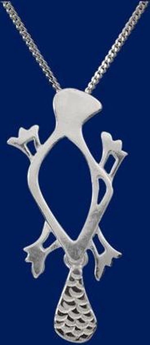 AuBor ®. Hanger. Zilver. De bever.