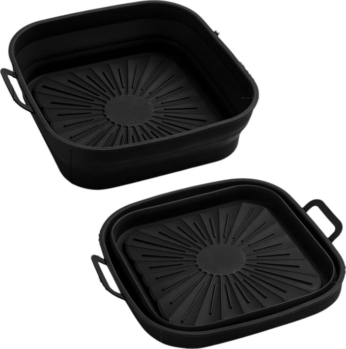 Opvouwbare vierkante Airfryer siliconen mal 17,5 cm