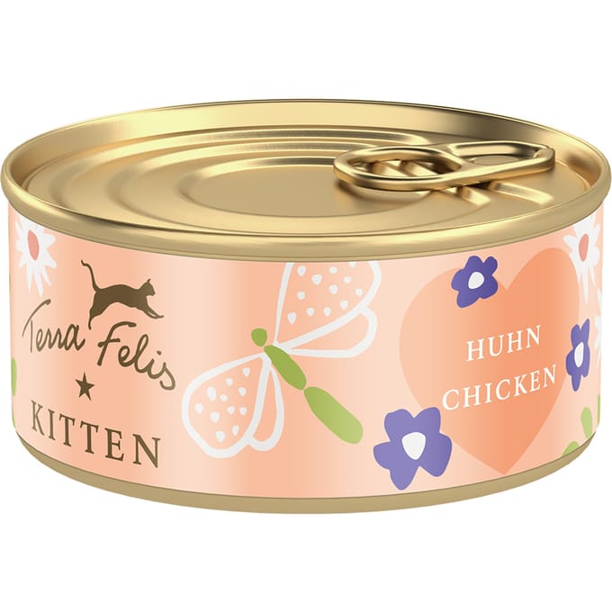 18x70g Terra Felis Kitten kip nat kattenvoer