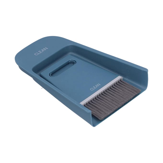 Ensemble de mini-balais et pelle à poussière pour bureau, brosse de nettoyage à main, outil de nettoyage pour usage domestique blue