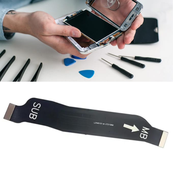 Remplacement du module de câble flexible de la carte mère pour Xiaomi Redmi Note 10 black