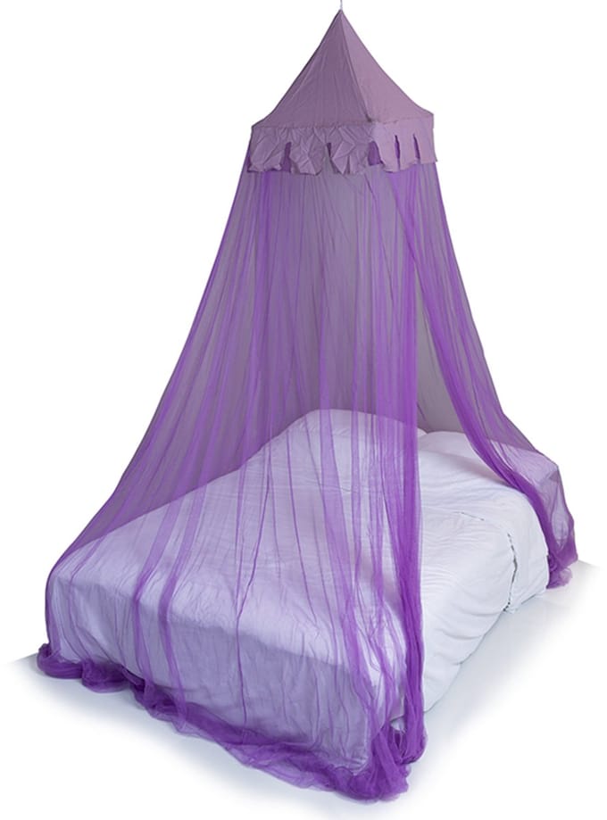 Deconet klamboe Castle - Topframe 50x50cm/ 1250cm Omtrek PAARS- 1- 2 pers CU