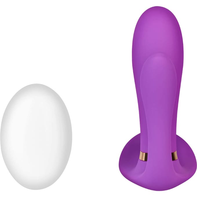 Vibrator van siliconen met afstandsbediening, 11 cm