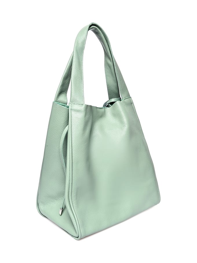 Isabella Rhea Groen Rundleer Tas