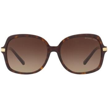 Michael Kors Square dames donkere schildpad goud bruin gradiënt zonnebril