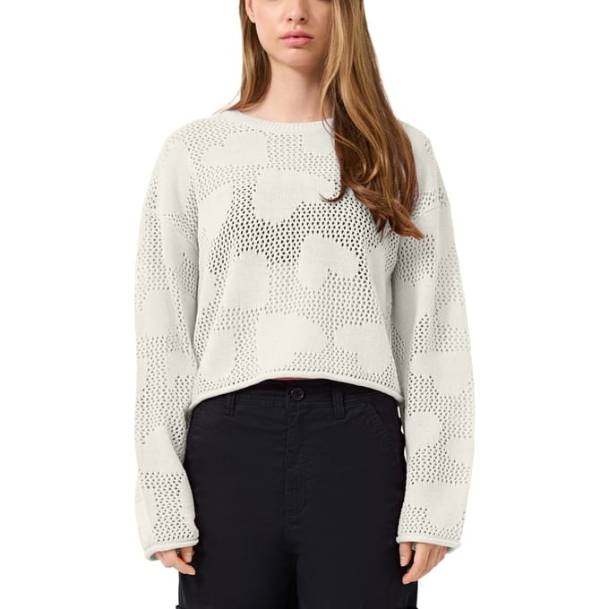 s.Oliver -qs Pullover Offwhite Maat: S | Sweaters Outlet | Dames | Wit