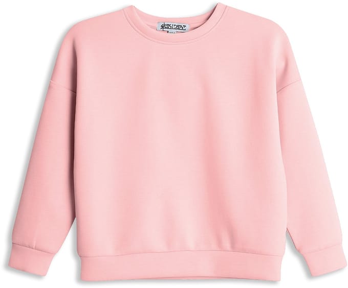 4PRESIDENT Sweater meisjes - Light Pink - Maat 128 - Meisjes trui