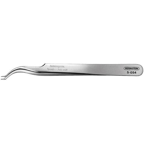 BERNSTEIN Tools for Electronics 5-054 SMD-pincet 7abb SA Sikkelspits, super-spits, gebogen 120 mm