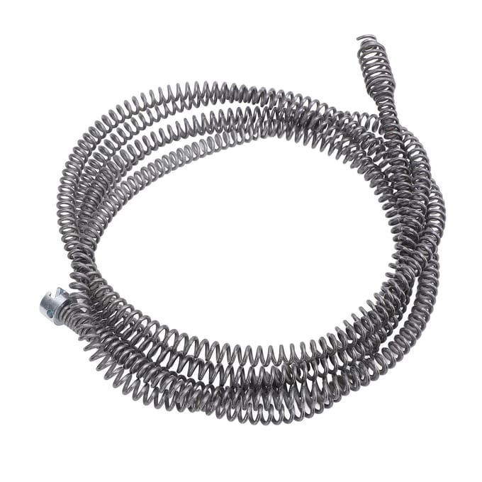 Ontstoppingsveren Veer Kabel Mangaanstaal Slang Verstopping Pijp Riolering Afvoer Reinigingskabel voor 3meter / 9.8ft gray