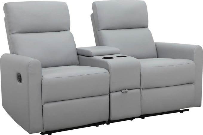 Dacoulas-Tweepersoons fauteuil Lichtgrijs