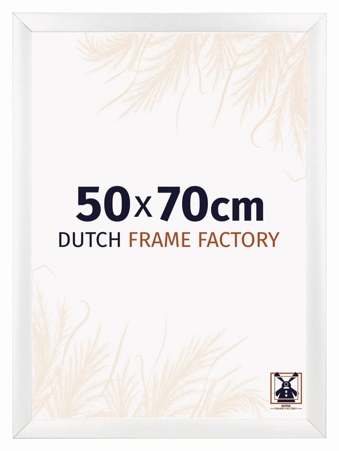 Fotolijst 50x70 cm - MDF - Wit Mat - Praag