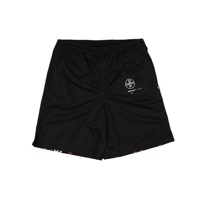 Short de jogging en maille Off-White Noir Homme Bas OMCI005R191010151028 S black
