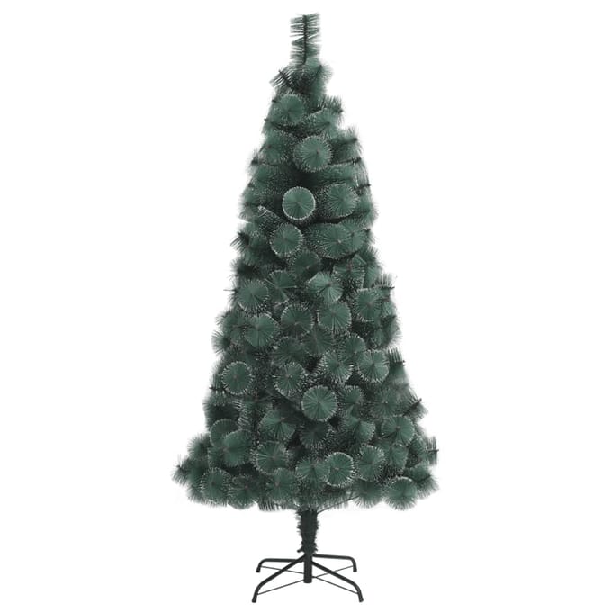 vidaXL - Kunstkerstboom - met - standaard - 210 - cm - PET - groen