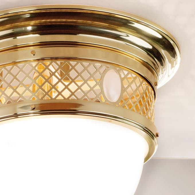 ORION Weergaloos mooie plafondlamp ALT WIEN, messing