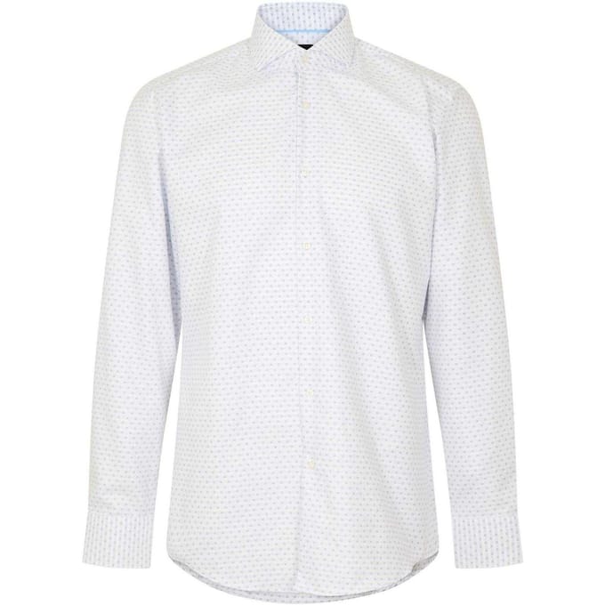 Boss Heren Oxford Slim Overhemd (Wit)