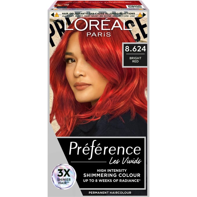 L'Oréal Paris L'Or&eacute;al Paris Pr&eacute;f&eacute;rence Vivid Colours 8.624 Bright Red 1 st
