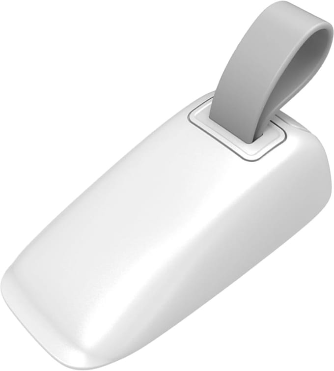 Deurwig met Alarm - Reisdeurstop - Extra Beveiliging - Dubbele Standen - 13 cm - Wit