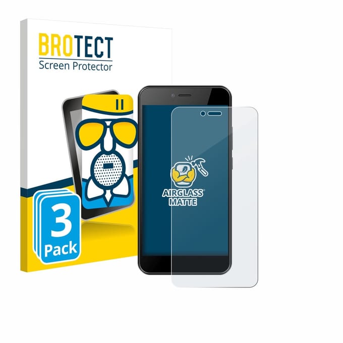 BROTECT - Screenprotector voor HTC Wildfire E5 Life - Folie Beschermfolie Beschermglas matte 3 Stuks