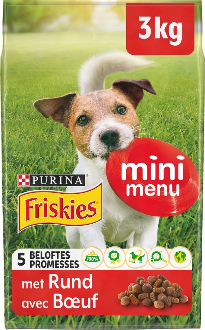Friskies Mini Menu Honden droogvoer - Rund - 3000g