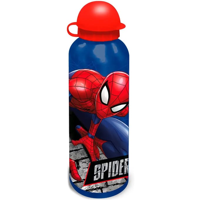Marvel Spiderman lunchbox set voor kinderen - 2-delig - rood - aluminium/kunststof