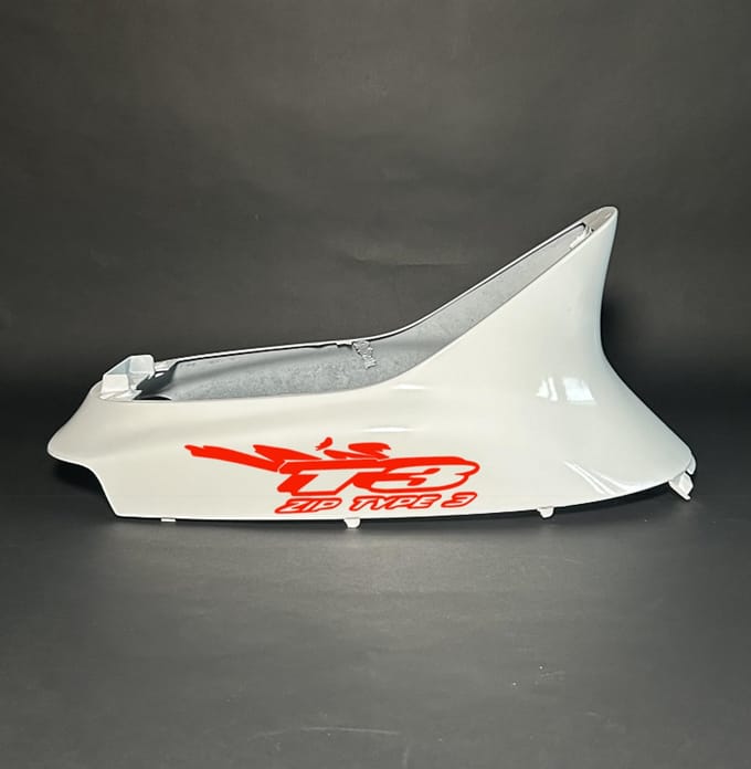 Piaggio Old Zip Stickerset - T3 - Fluor Orange