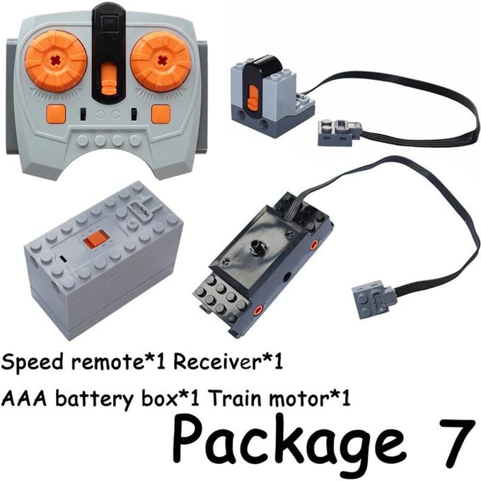 Motor Set 8293 PF Functies Technische Componenten Bouwstenen Werkt Met MOC High-tech DIY Stenen Batterijbakken