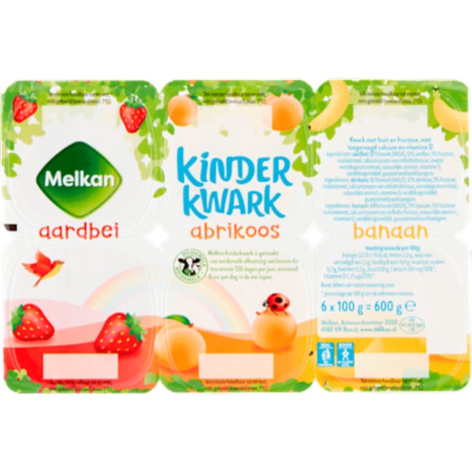 Kinderkwark 6 x 100 gram