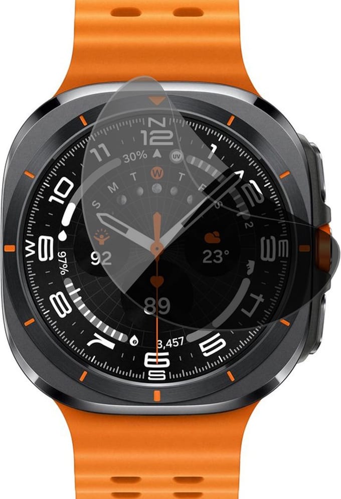 Privacy Screenprotector geschikt voor Samsung Watch Ultra 47mm (2024/2025) - 1x FlexGuard Screen Protector