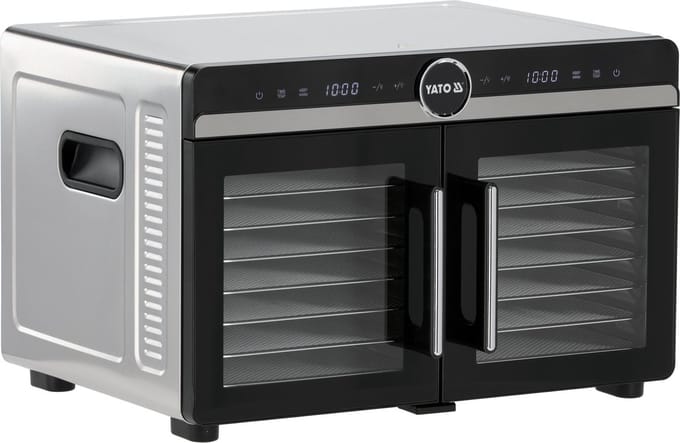 YATO 1400 Watt Voedseldroger / Droogoven / Dehydrator (2 Droogkamers)
