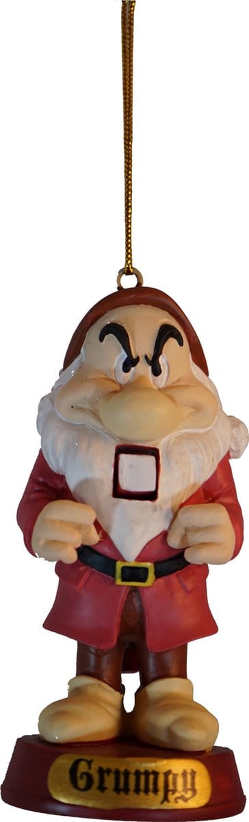 Ornament pvc grumpy notenkraker l9.5 cm
