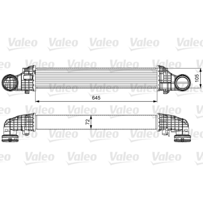 Intercooler VALEO 818606