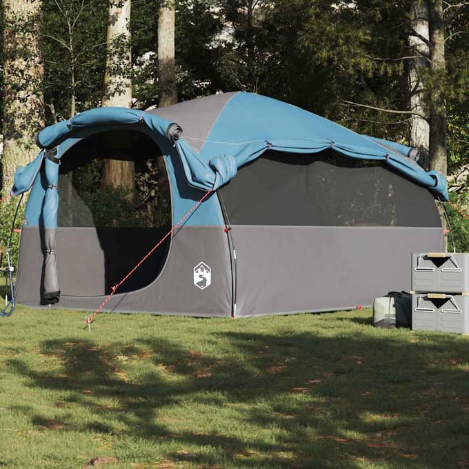 vidaXL - Tunneltent - 6-persoons - waterbestendig - blauw