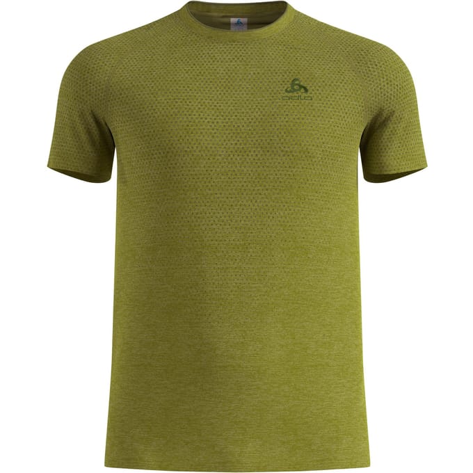 Odlo Essential Seamless T-shirt Met Korte Mouwen Groen M Man
