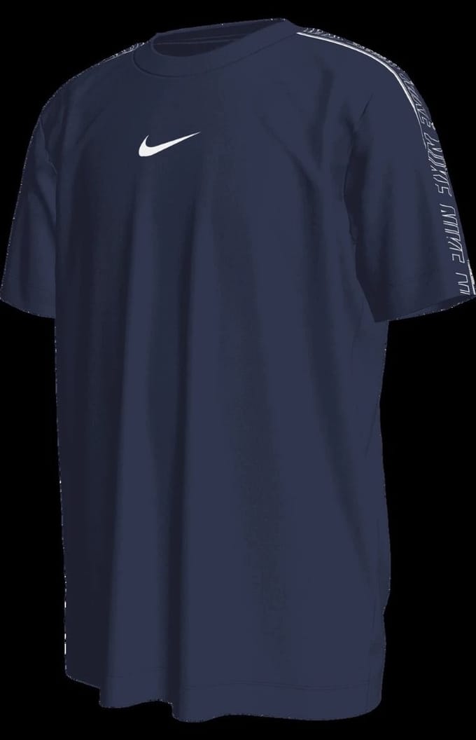Sportswear Club+ Poly 2 Workout T-shirt Kinderen Midnight Navy M