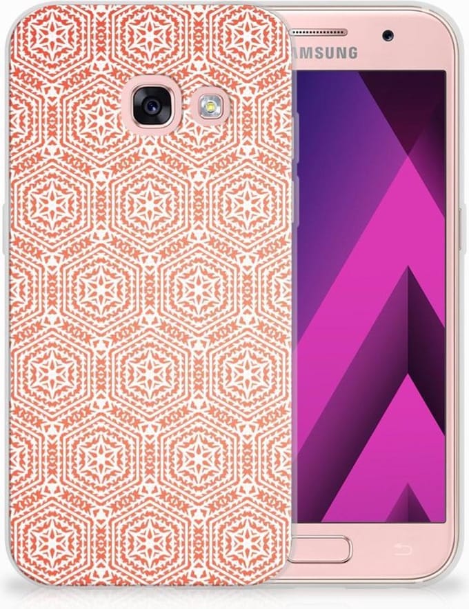 Samsung Galaxy A3 2017 TPU bumper Pattern Orange