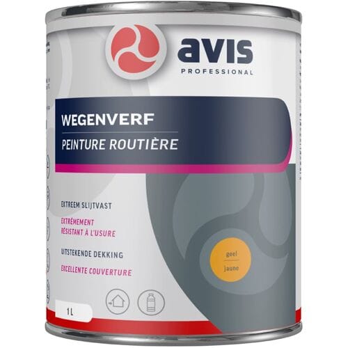 Avis Wegenverf - 1 l - Geel