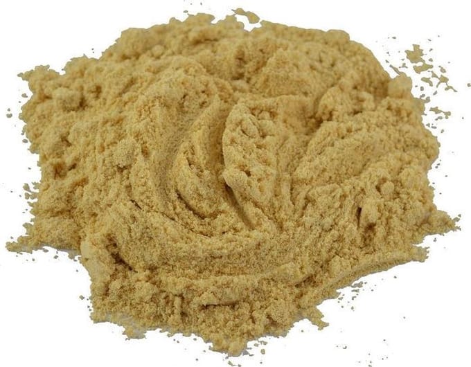 De Kruidenbaron - Mosterdzaad geel gemalen - strooibus 200 gram