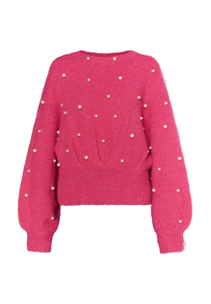 Faina Gebreide trui Dames roze